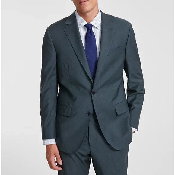 50RB By Brooks Brothers Men's Classic-Fit Wool Blend‎ Suit Jacket E03332